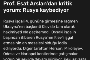 Akademi Derneği Yönetim Kurulu Üyesi Prof. Dr. Esat Arslan Rusya Hakkında Değerlendirmelerde Bulundu