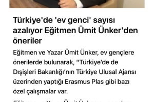 Akademi Derneği Onursal Üyesi Ümit Ünker\\\\\\\'den Ev Gençlerine Yönelik Açıklamalar