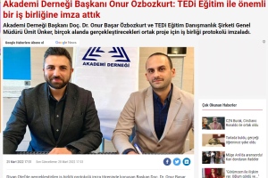 Akademi Derneği ve TEDi Eğitim Danışmanlık Arasında İş Birliği Protokolü İmzalandı