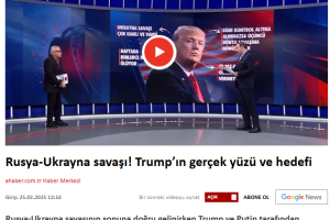 Rusya-Ukrayna savaşı! Trump’ın gerçek yüzü ve hedefi. Detayları Yönetim Kurulu Üyemiz Prof. Dr. Esat Arslan Aktardı