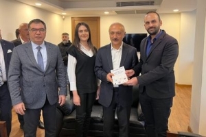 Book Presentation by our President and Vice President to Lütfi Elvan, Former Minister of Treasury and Finance