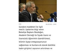 Başkan Bozdoğan: Tarsus\\\'a Yakışır Projeleri Hayata Geçiriyoruz