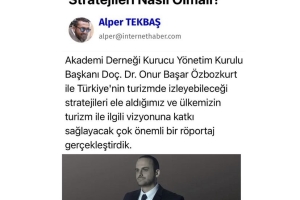 Ülkemiz Turizminin Stratejileri Nasıl Olmalı?