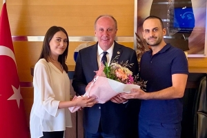 Visit to the Chairman of the Country Party, Muharrem İNCE from the Association of Academy 