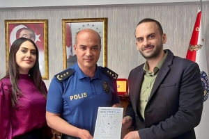 Visit to Police Chief İhsan Yalçınkaya from the Association of Academy 