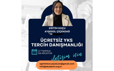 Training Coach Ayşegül Çiçekdağ Provides University Preference Mentorship 
