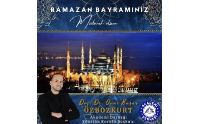 Başkanımızdan "Ramazan Bayramı" Mesajı