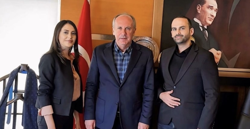 Our President Assoc. Prof. Onur Başar Özbozkurt and Vice President Dr. Fatma Yeşilkuş Visited Homeland Party Chairman Muharrem İnce