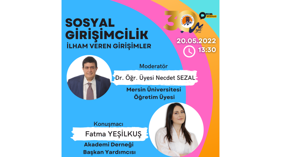 Vice President of the Association of Academy Fatma Yeşilkuş Will Give the Training Titled "Social Entrepreneurship: Inspiring Initiatives"