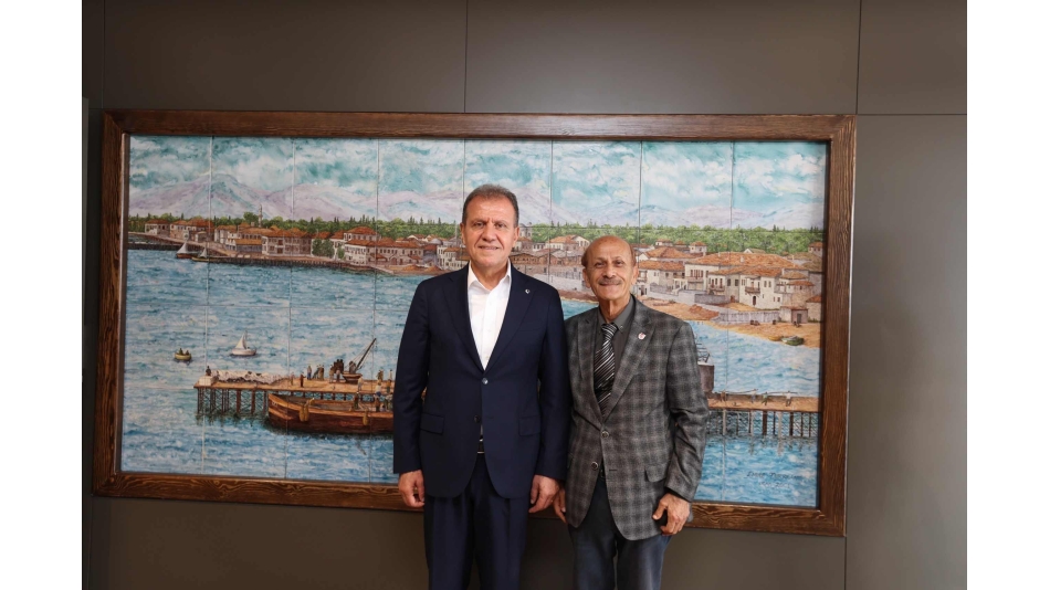 Visit to Mayor Vahap Seçer from our Valuable Member TRT and Anadolu Agency Representative Selahittin Özbozkurt