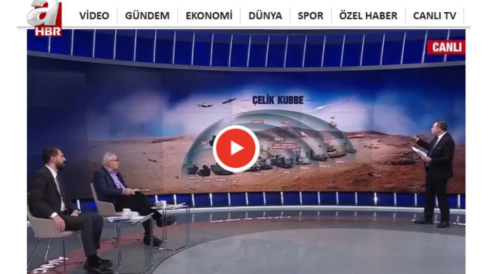 Türkiye’nin Çelik Kubbe hamlesi! 2 bin KM menzilli füze mesajının perde arkası. Detayları Yönetim Kurulu Üyemiz Prof. Dr. Esat Arslan Aktardı