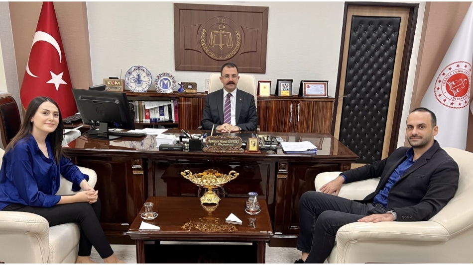 Visit to Tarsus Chief Public Prosecutor's Office of Ramazan Murat Tiryaki from the Board of Directors of the Academy Association
