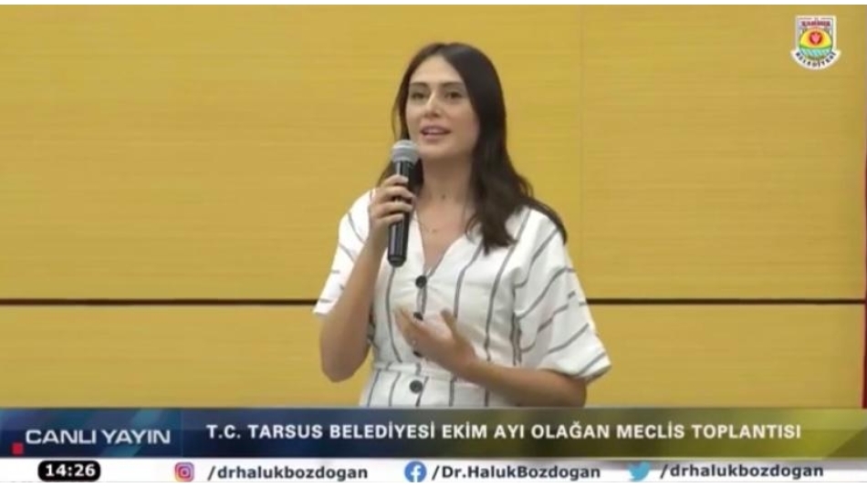 Our Vice President Fatma YEŞİLKUŞ Informed the Members of Tarsus Municipality Council about the Association of Academy 