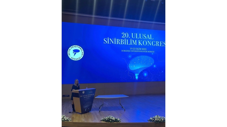 Our Distinguished Member Burçin Ün Attended the 20th National Neuroscience Congress