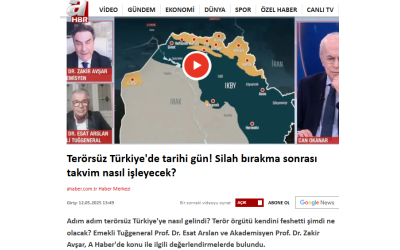 Terörsüz Türkiye'de tarihi gün! Silah bırakma sonrası takvim nasıl işleyecek? Detayları Yönetim Kurulu Üyemiz Prof. Dr. Esat Arslan Değerlendirdi