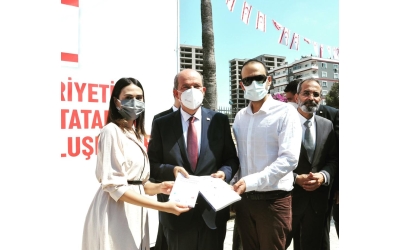 Başkanımız ve Başkan Yardımcımızdan KKTC Cumhurbaşkanı Ersin TATAR'a Kitap Takdimi