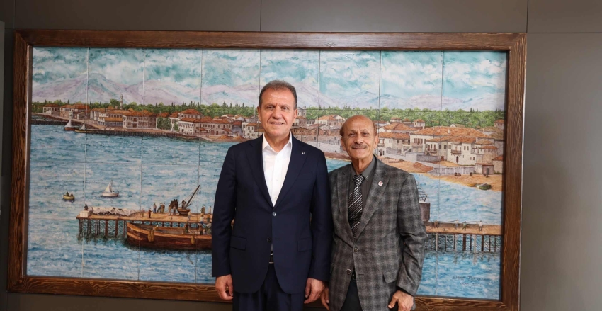 Kıymetli Üyemiz TRT ve Anadolu Ajansı Temsilcisi Selahittin Özbozkurt'tan Başkan Vahap Seçer'e Ziyaret