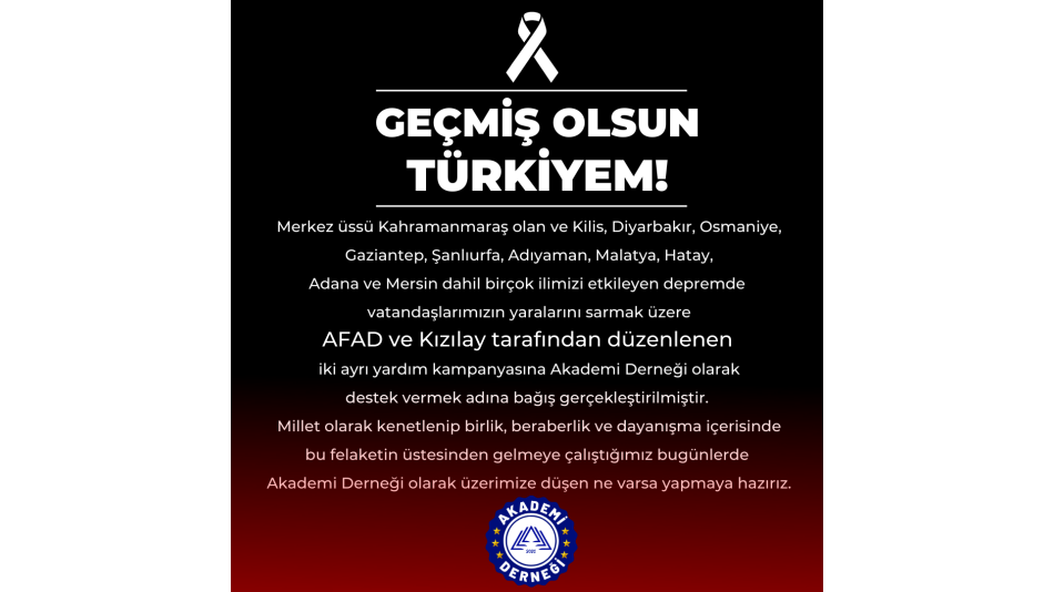 Geçmiş Olsun Türkiye