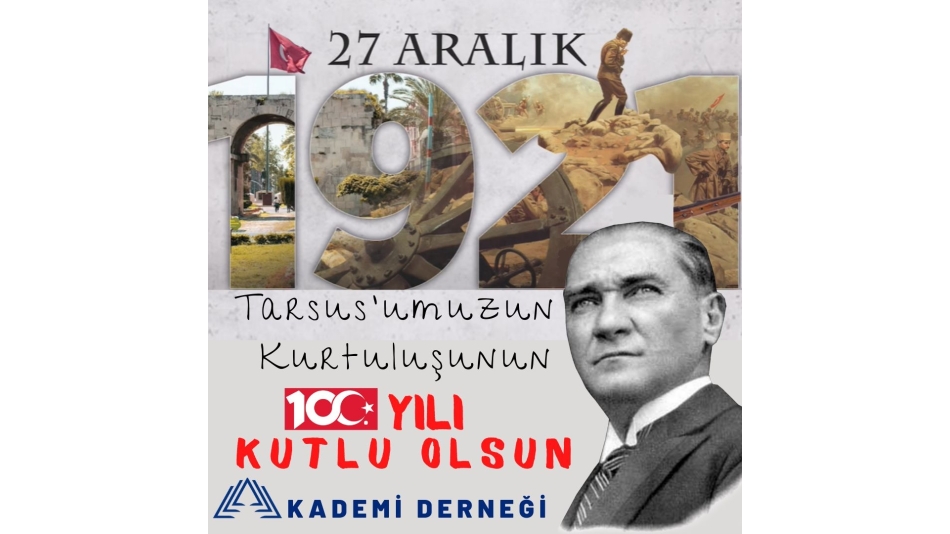 Başkanımızdan "Tarsus'un Kurtuluşu" Mesajı