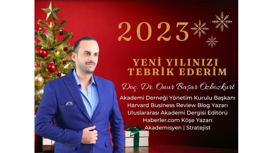 Başkanımız Doç. Dr. Onur Başar Özbozkurt'tan Yeni Yıl Mesajı