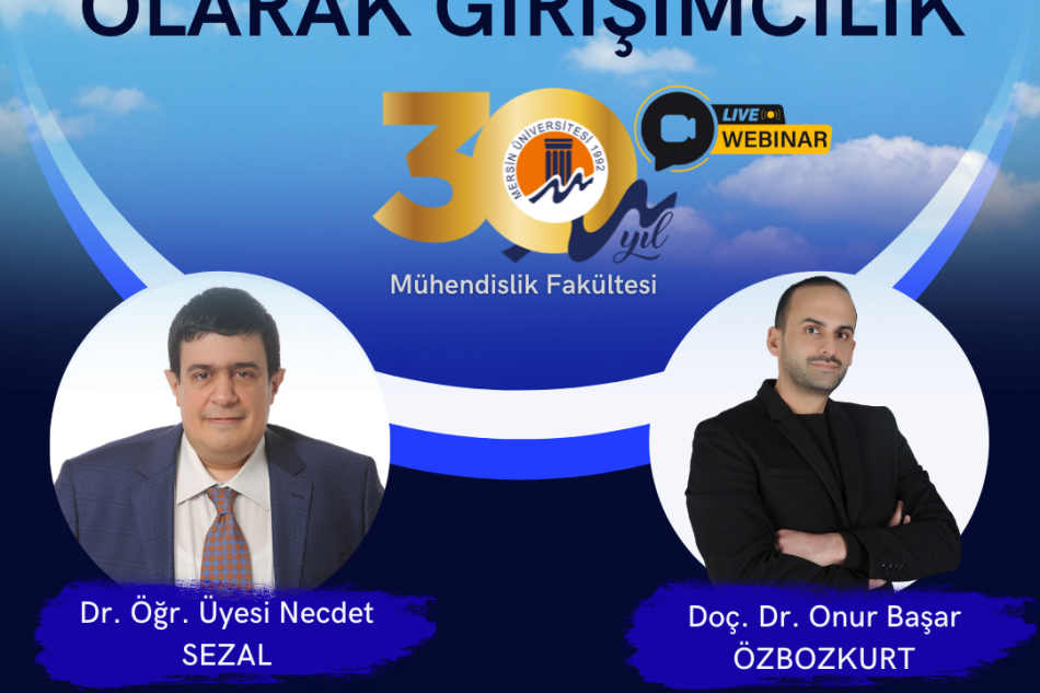 Akademi Derneği Başkanı Doç. Dr. Onur Başar Özbozkurt, "Bir Kariyer Seçimi Olarak Girişimcilik" Temalı Eğitim Verecek